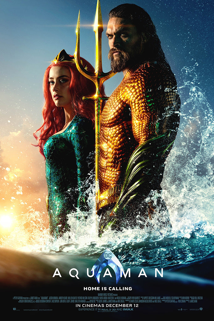Aquaman Movie Canvas Poster