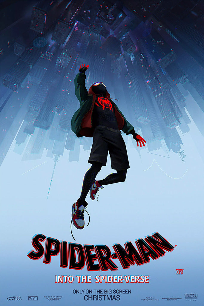 Spider Man Into The Spider Verse Canvas Poster