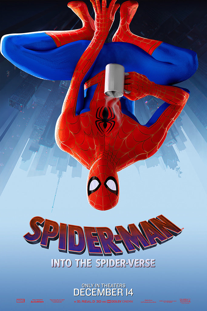 Spider Man Into The Spider Verse Movie Canvas Poster