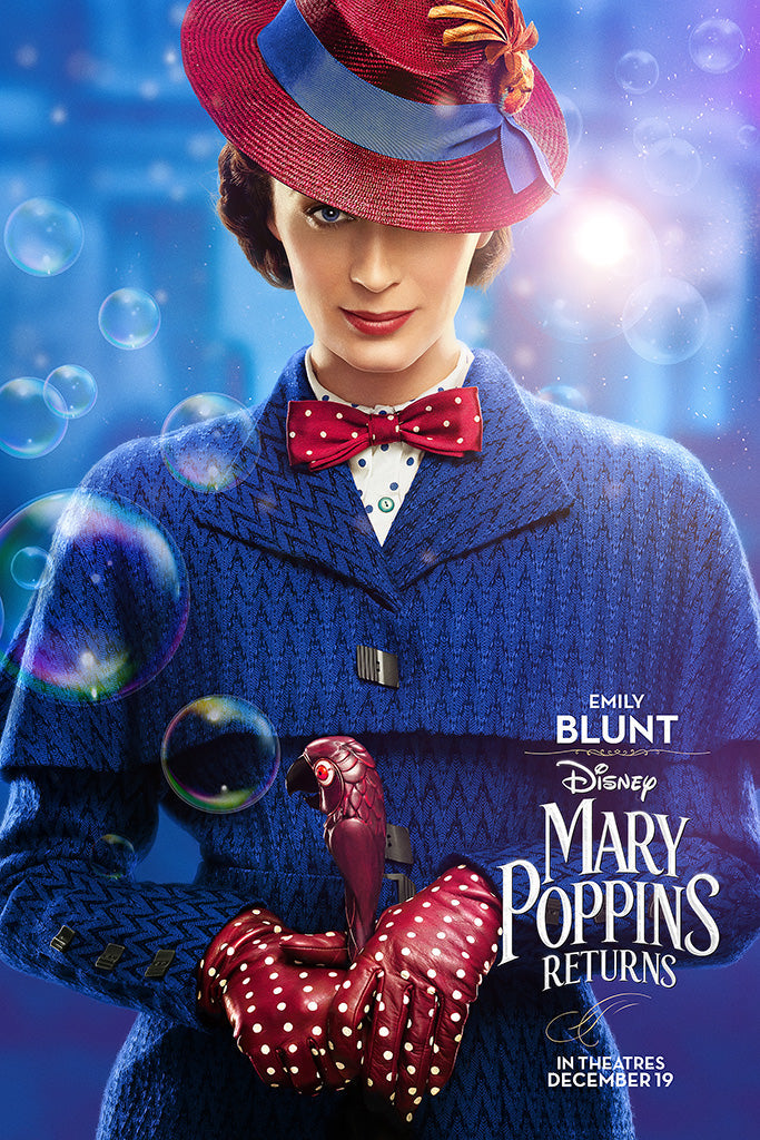 Mary Poppins Returns Film Canvas Poster