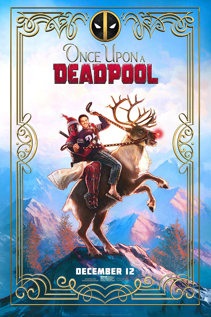 Once Upon A Deadpool Canvas Poster