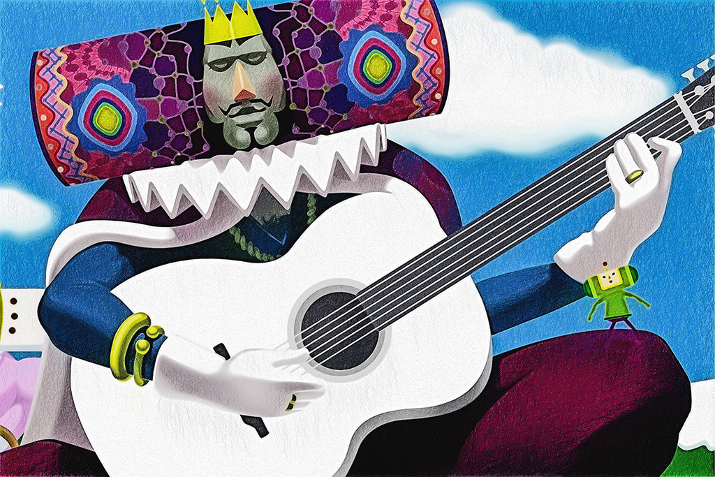 Katamari Damacy Reroll Game Canvas Poster