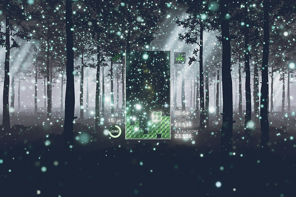 Tetris Effect Video Game Canvas Poster