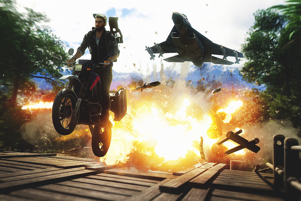 Just Cause 4 Video Game Canvas Poster