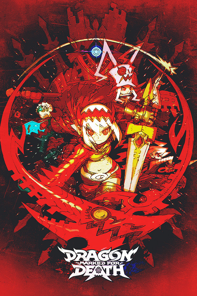 Dragon Marked for Death Game Canvas Poster
