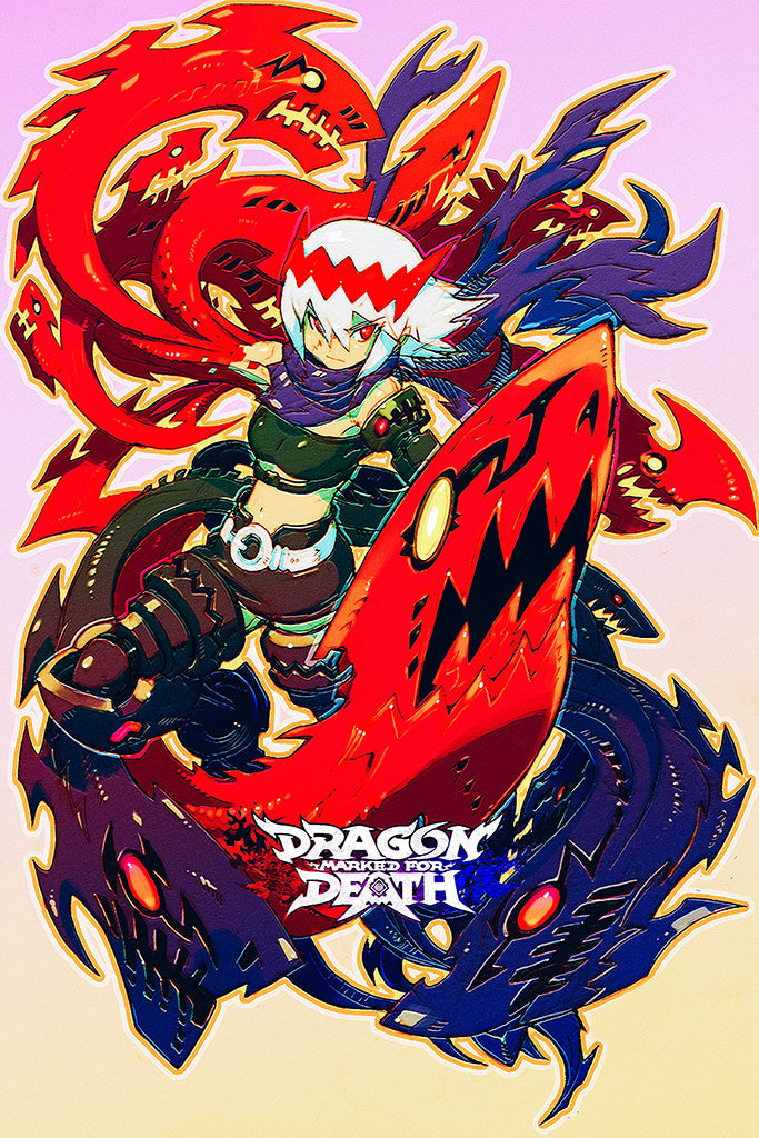 Dragon Marked for Death Video Game Canvas Poster