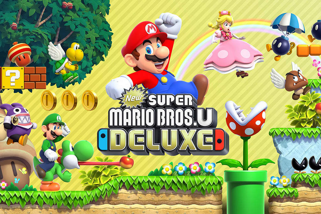 New Super Mario Bros U Deluxe Canvas Poster