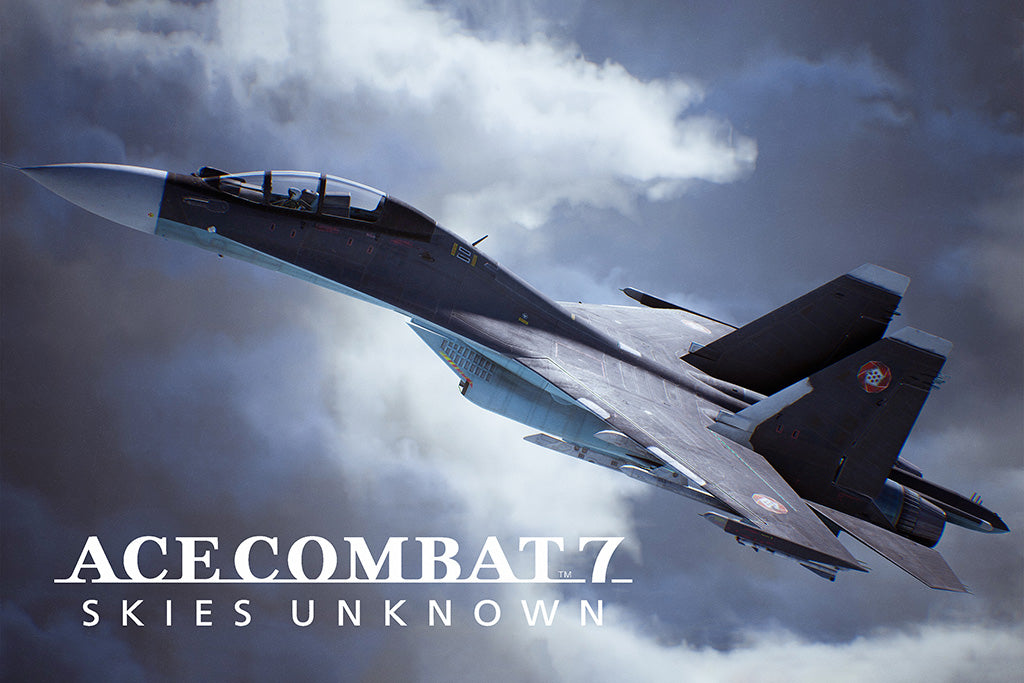 Ace Combat 7 Skies Unknown Video Game Canvas Poster