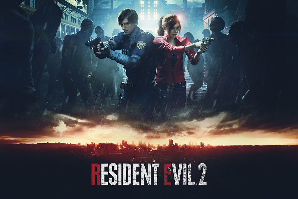 Resident Evil 2 Remake Canvas Poster