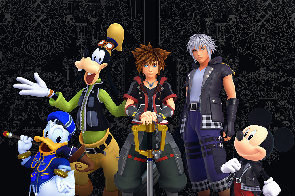 Kingdom Hearts III Game Canvas Poster