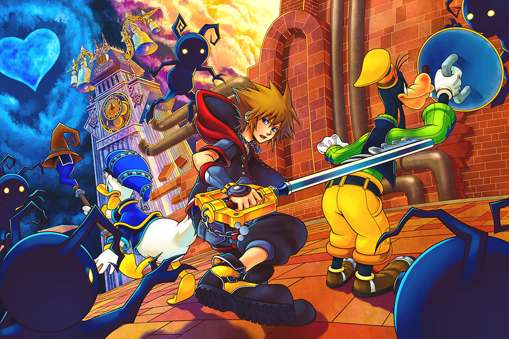 Kingdom Hearts III Video Game Canvas Poster