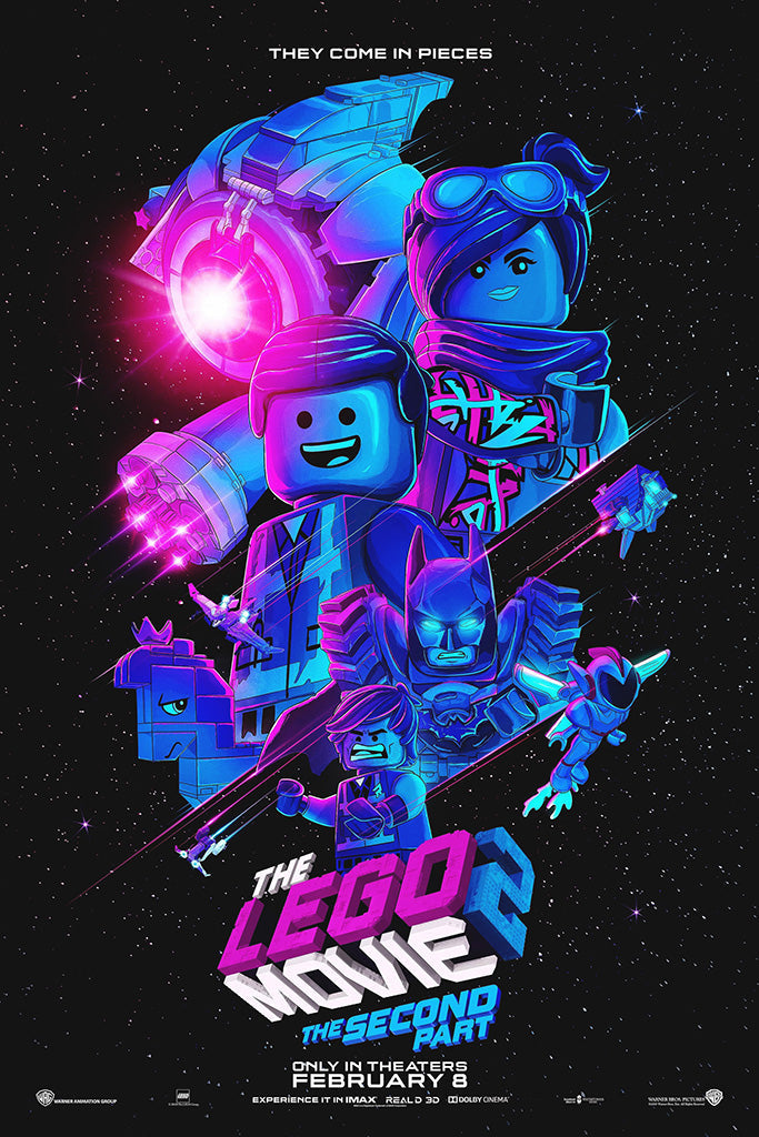 The Lego Movie 2 The Second Part Movie Film Canvas Poster