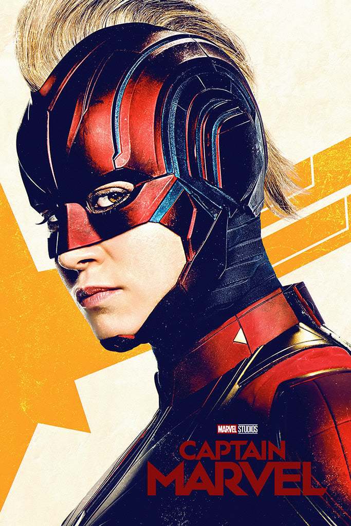 Captain Marvel Movie Canvas Poster