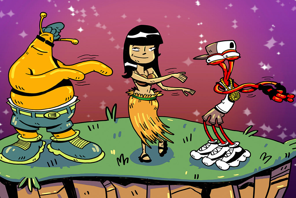 ToeJam & Earl Back in the Groove Canvas Poster