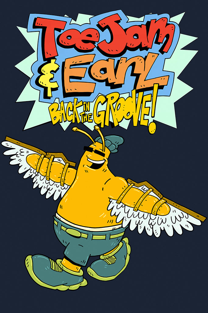ToeJam & Earl Back in the Groove Game Video Canvas Poster