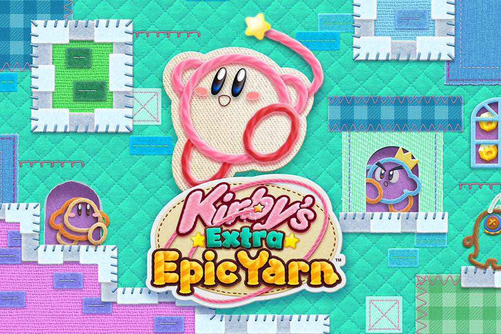 Kirby's Extra Epic Yarn Canvas Poster