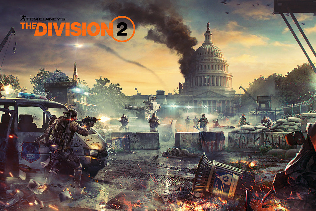 Tom Clancy's The Division 2 Game Canvas Poster