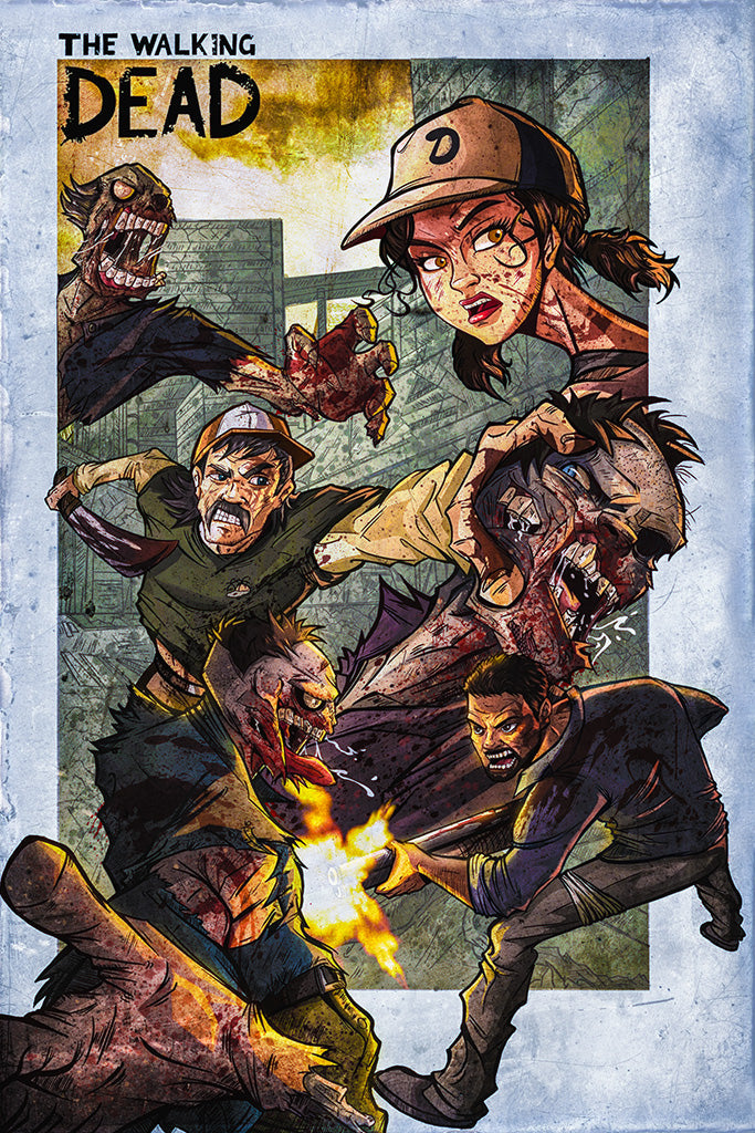 The Walking Dead The Final Season Episode 4 Canvas Poster