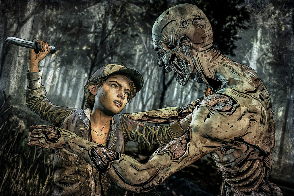 The Walking Dead The Final Season Episode 4 Game Canvas Poster