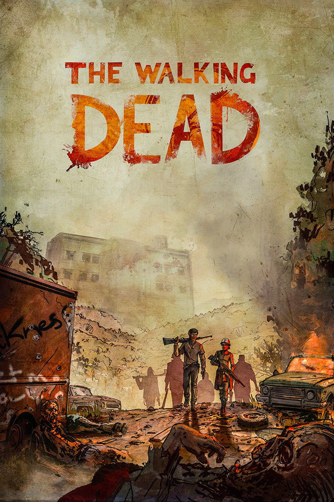 The Walking Dead The Final Season Episode 4 Video Game Canvas Poster