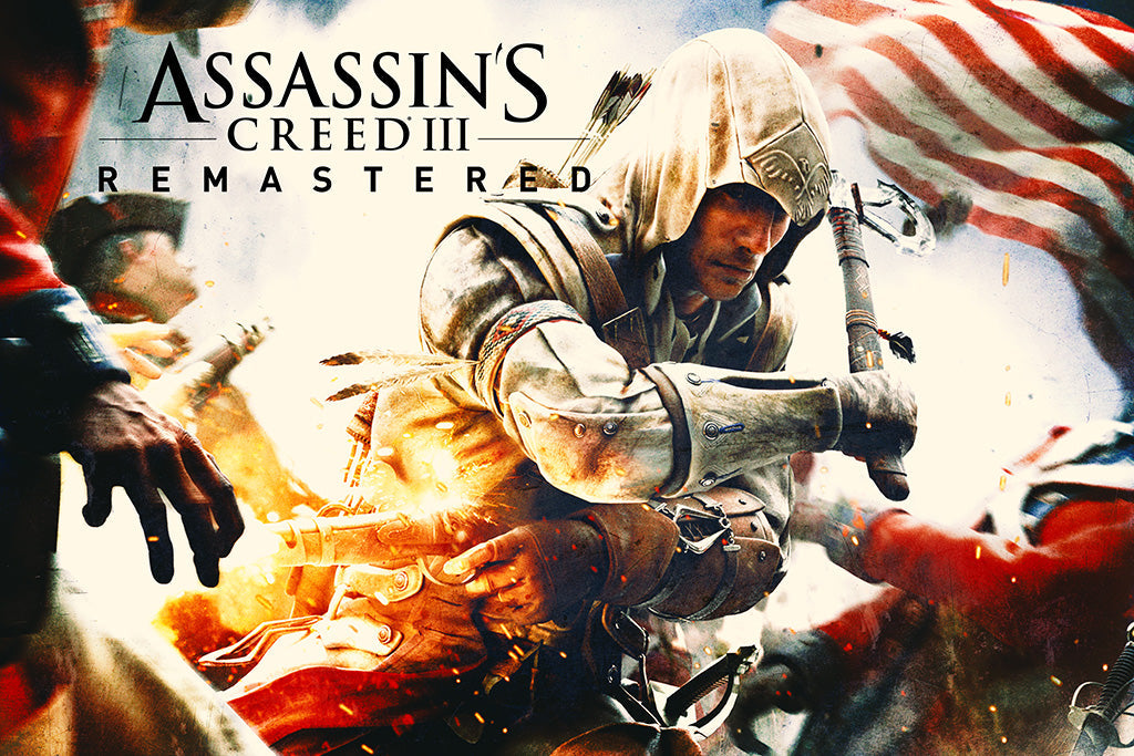 Assassin's Creed III Remastered Game Canvas Poster