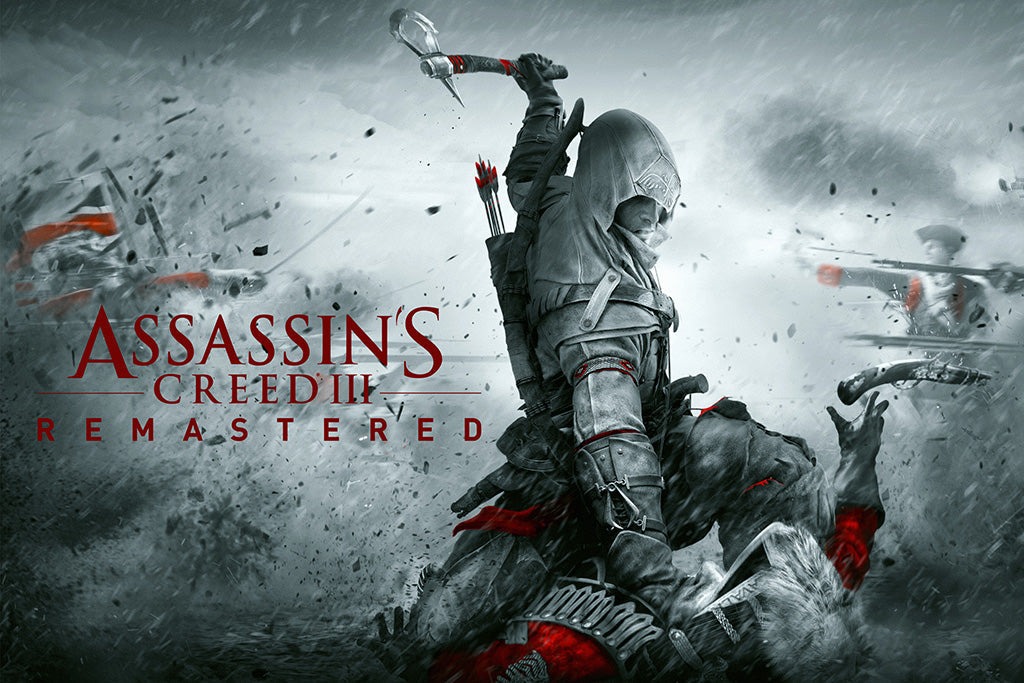 Assassin's Creed III Remastered Video Game Canvas Poster