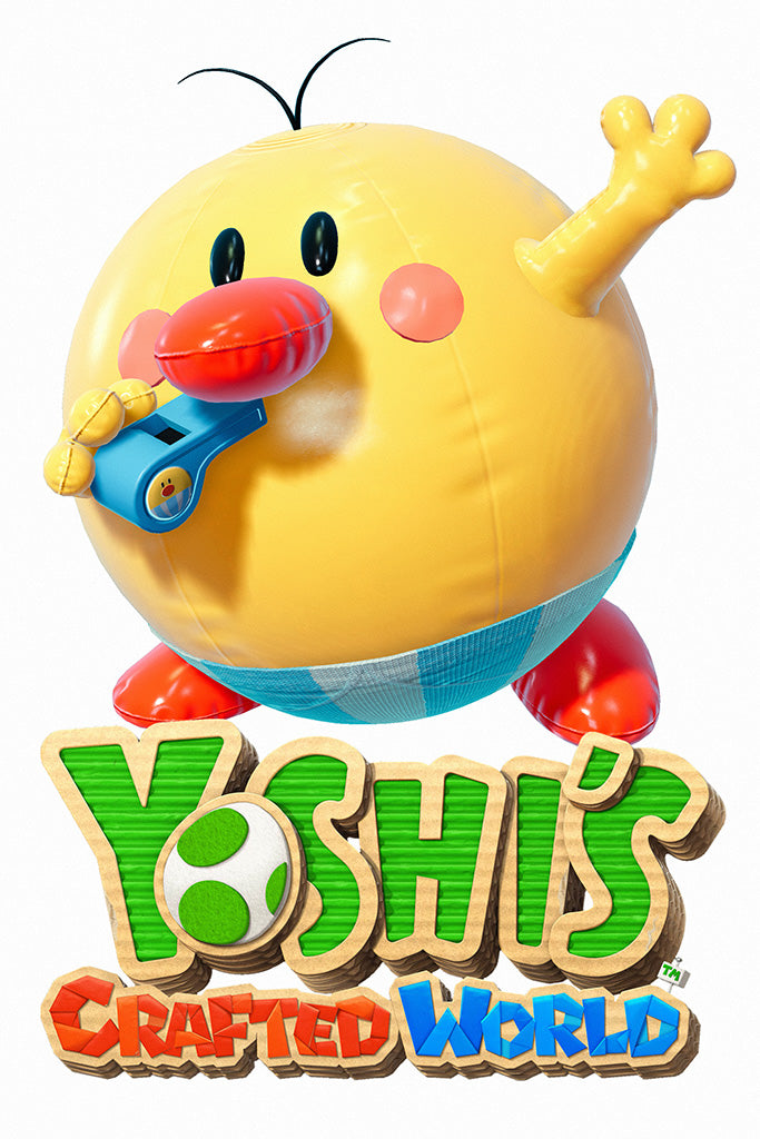 Yoshi's Crafted World Game Canvas Poster