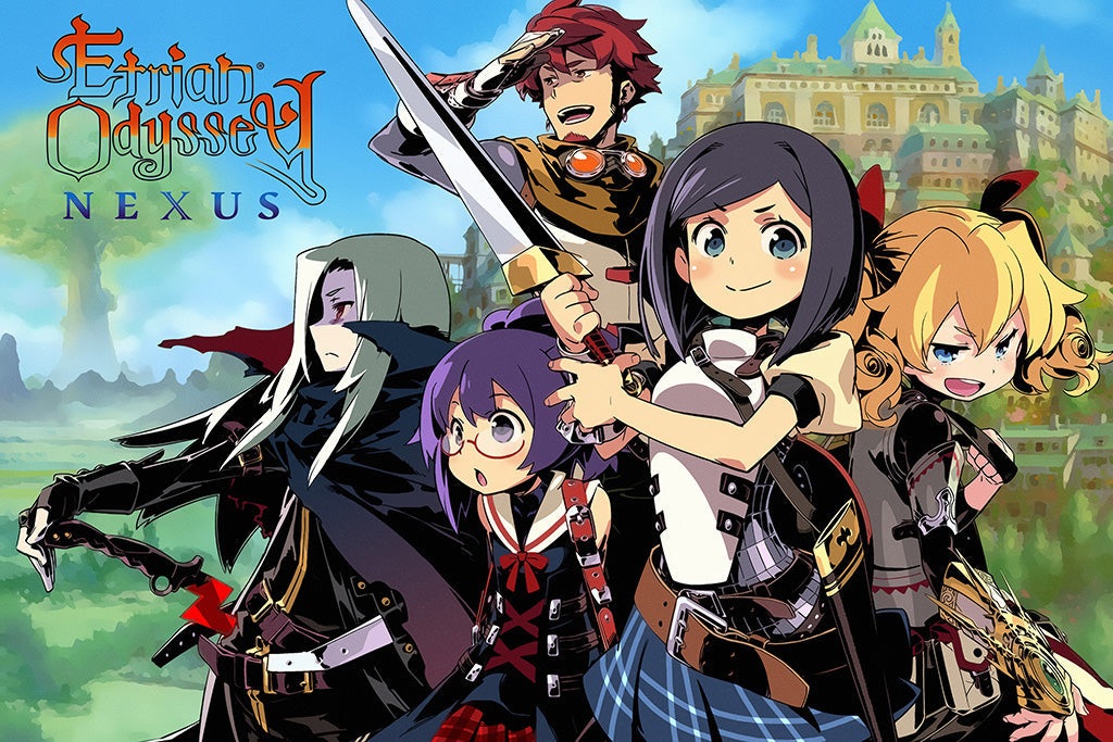 Etrian Odyssey Nexus Game Canvas Poster