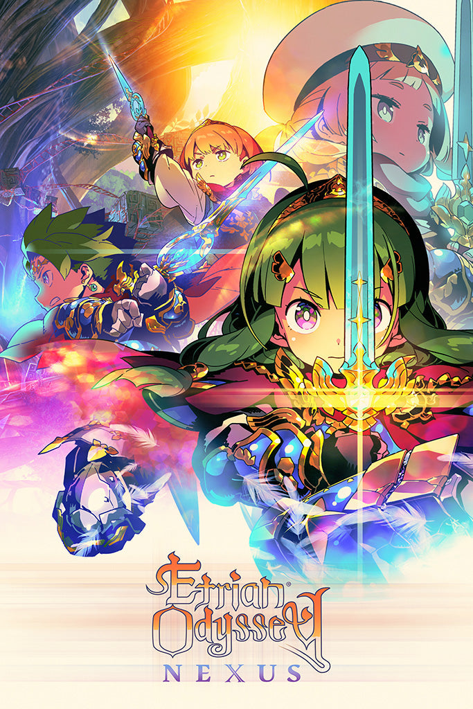 Etrian Odyssey Nexus Video Game Canvas Poster
