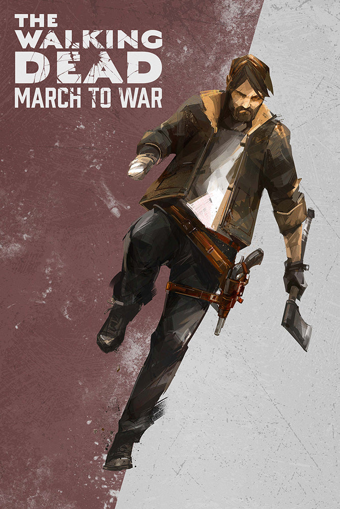 The Walking Dead Video Game Canvas Poster