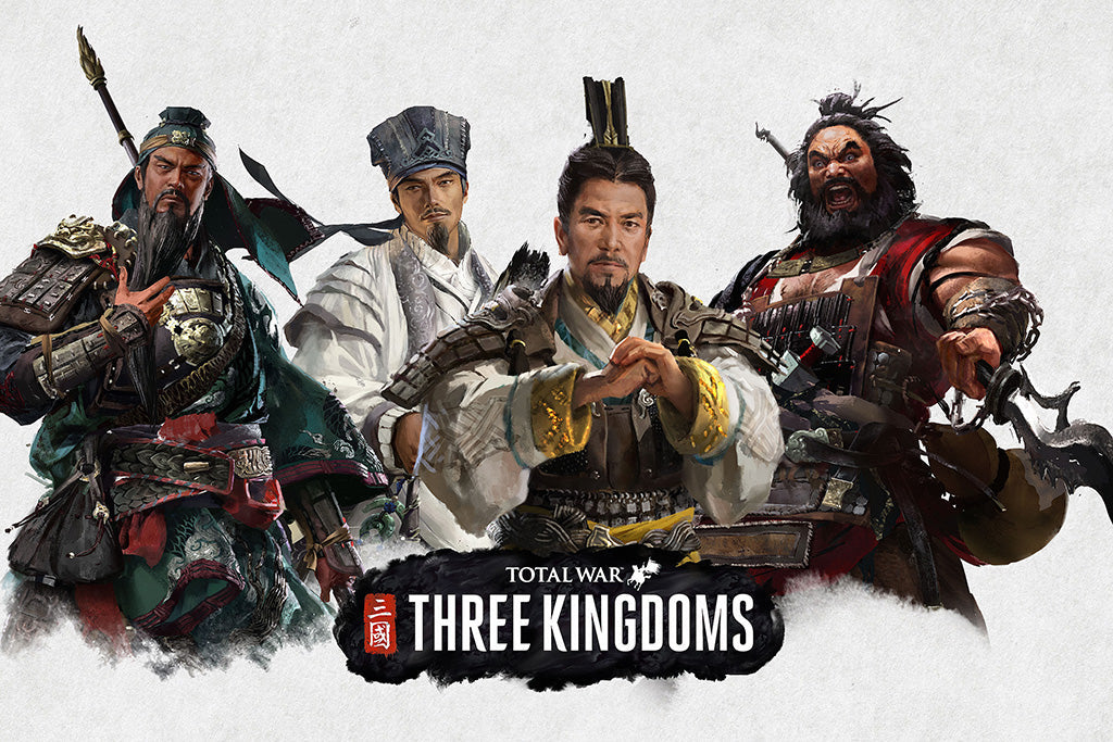Total War Three Kingdoms Video Game Canvas Poster