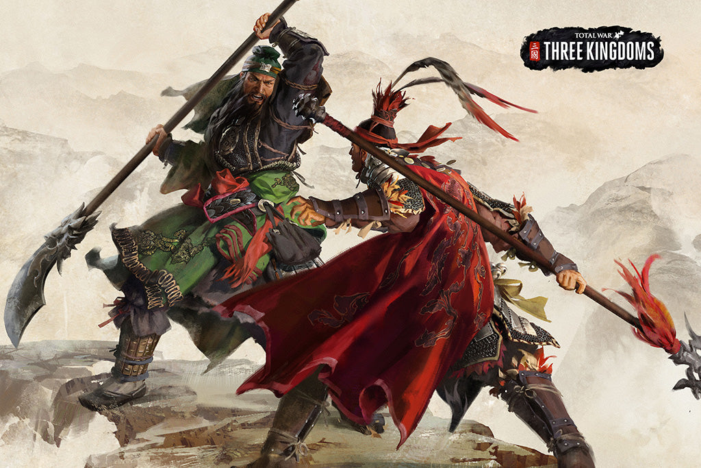 Total War Three Kingdoms Video Games Canvas Poster