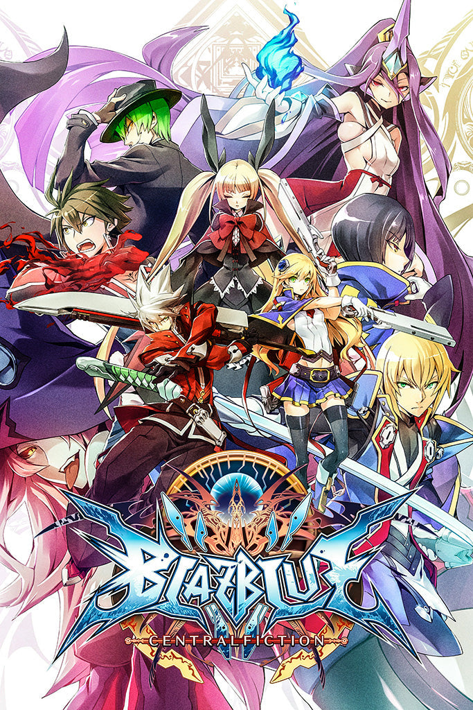 BlazBlue Central Fiction Video Game Canvas Poster