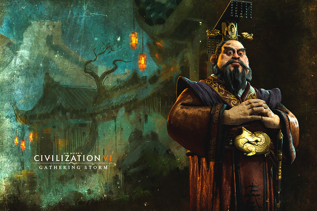 Civilization VI Gathering Storm Game Canvas Poster