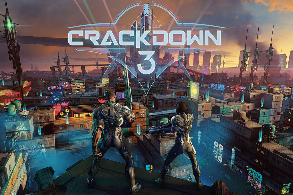 Crackdown 3 Video Game Canvas Poster