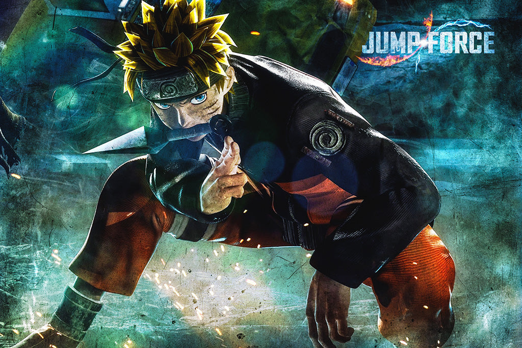 Jump Force Video Game Canvas Poster
