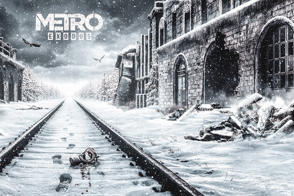 Metro Exodus Video Game Canvas Poster