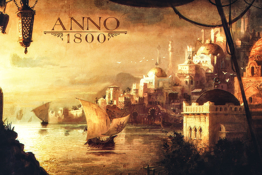 Anno 1800 Game Canvas Poster