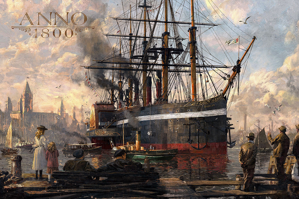 Anno 1800 Video Game Canvas Poster