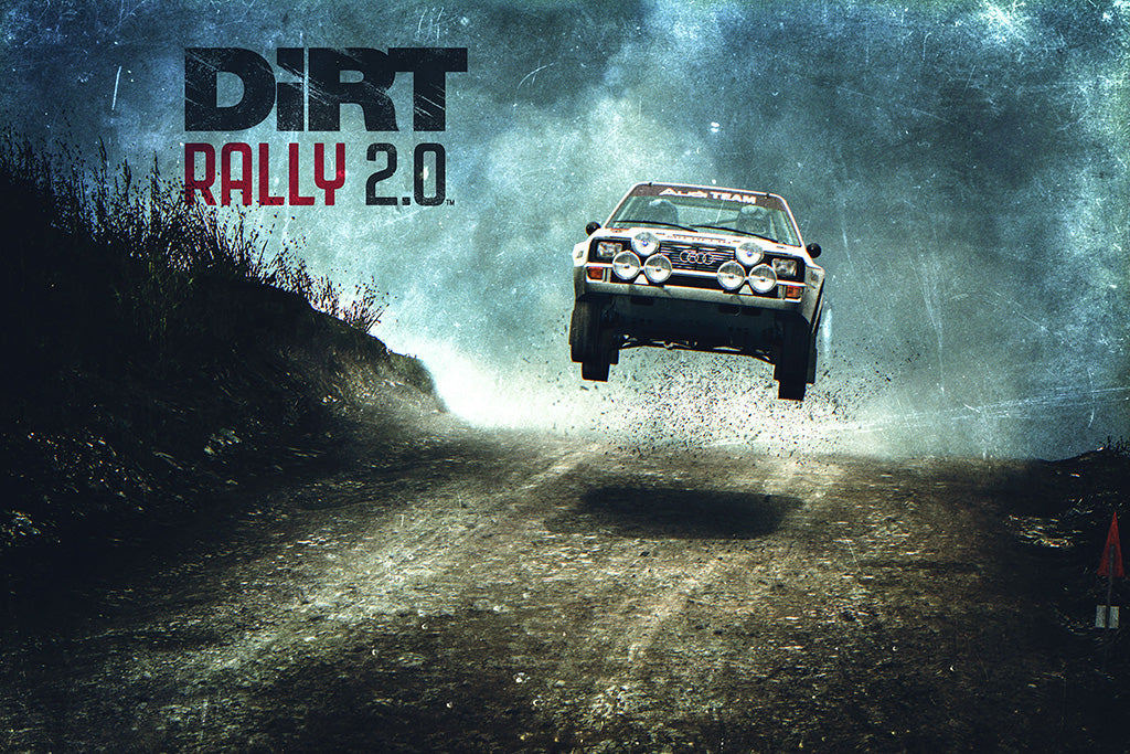 Dirt Rally 2.0 Game Canvas Poster