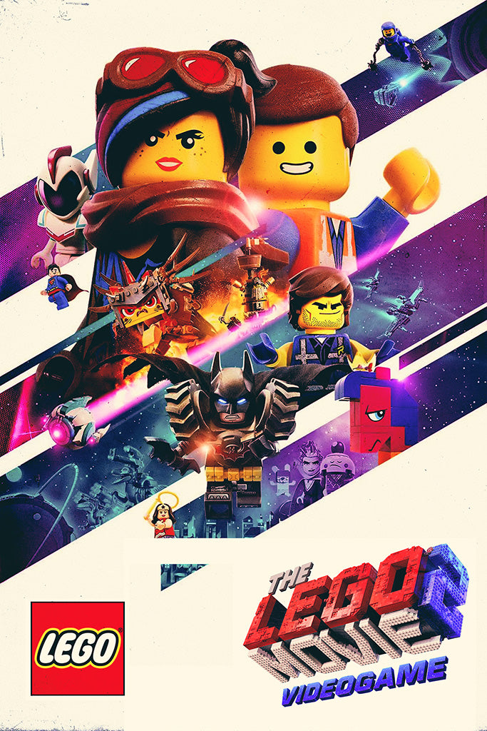 Lego Movie 2 Videogame Canvas Poster