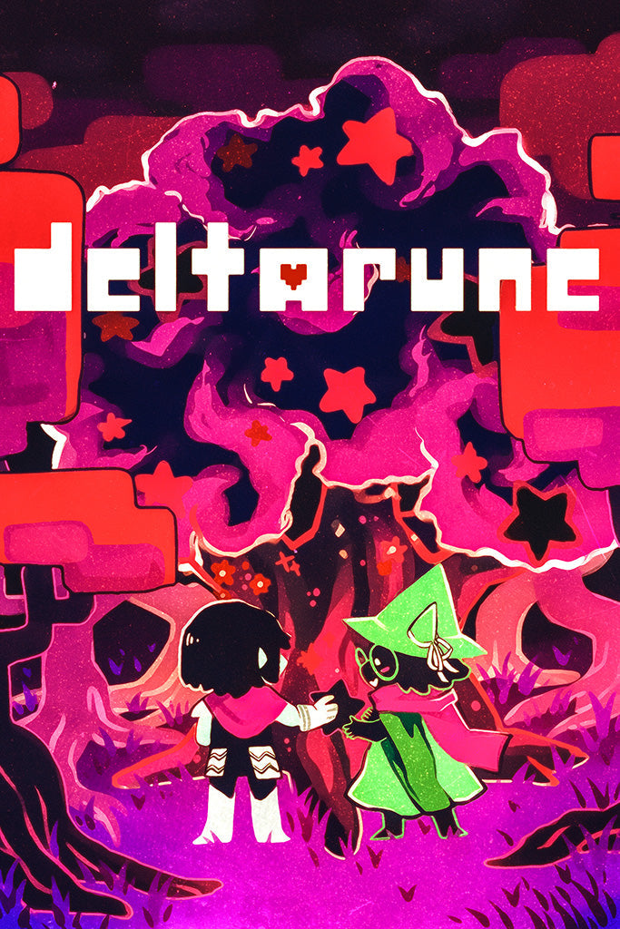 Deltarune Game Canvas Poster