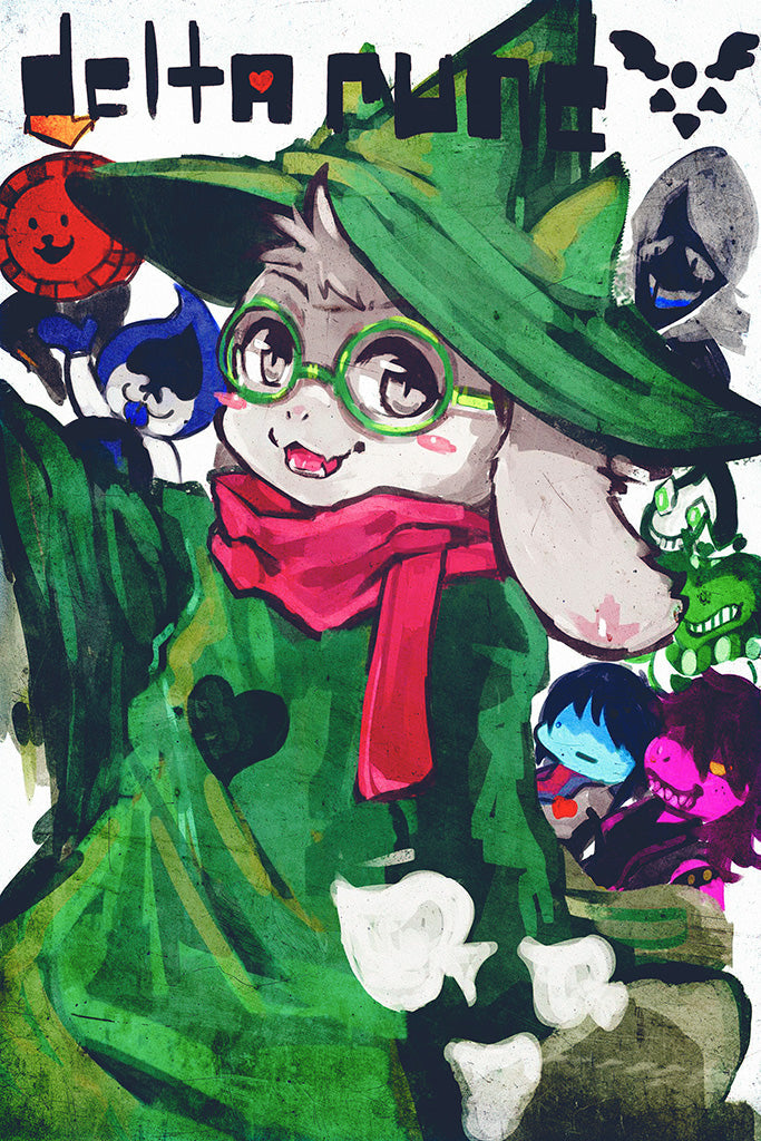 Deltarune Video Game Canvas Poster