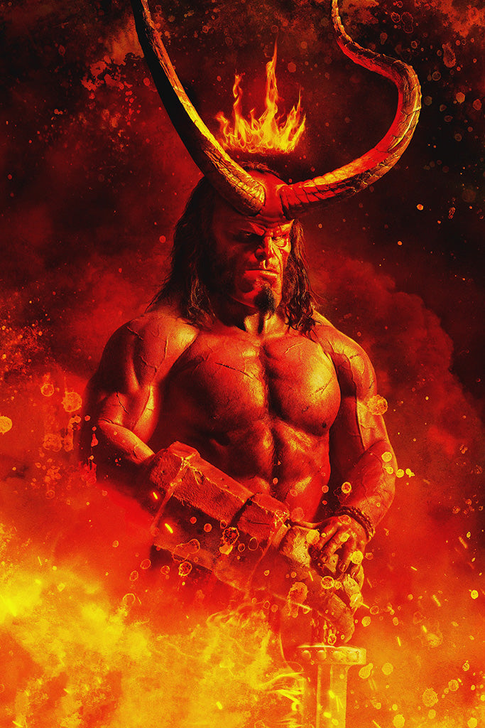 Hellboy Movie Canvas Poster