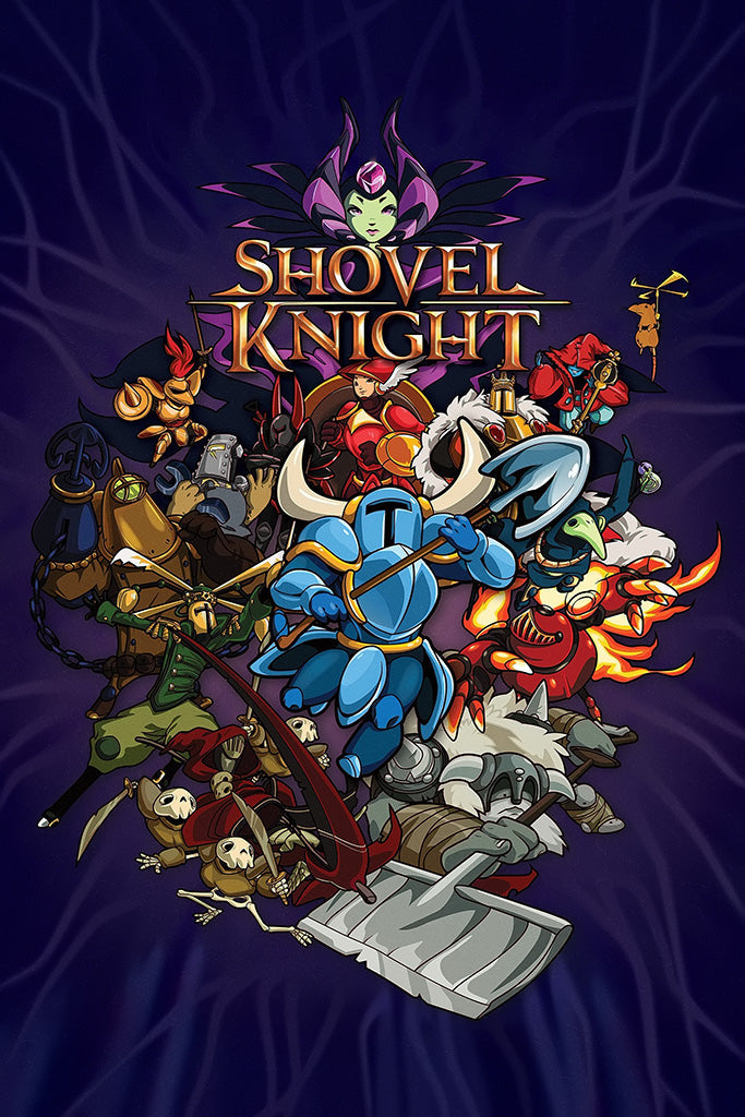 Shovel Knight Showdown Game Canvas Poster
