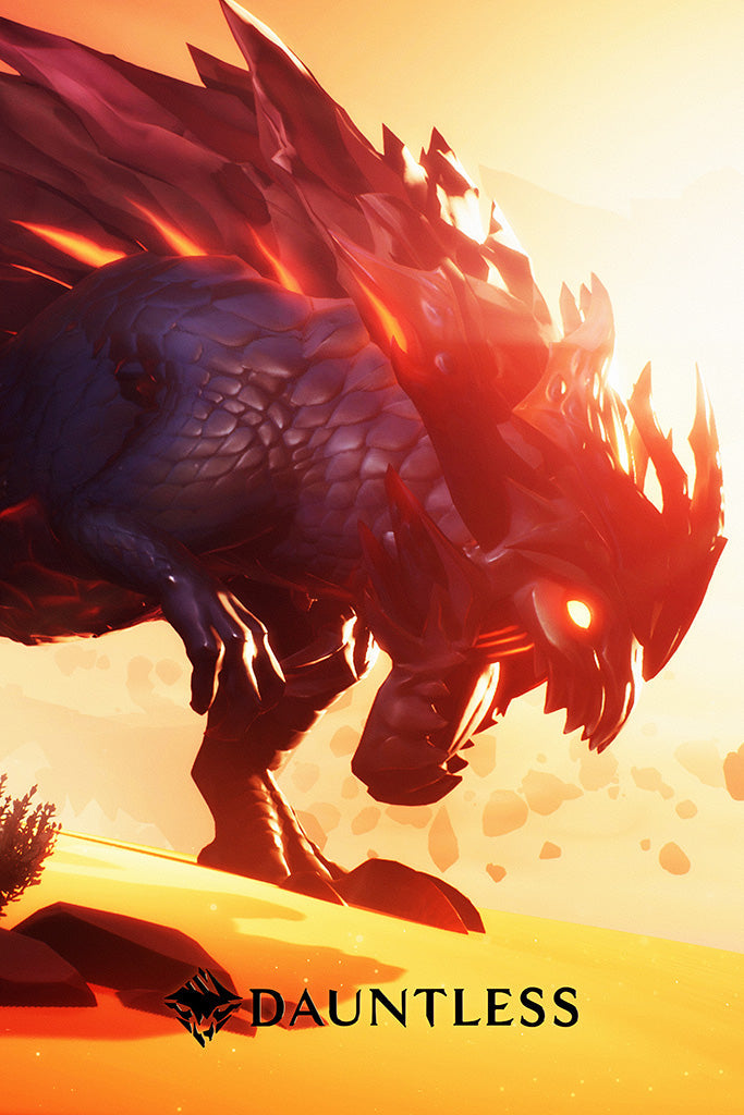 Dauntless Game Canvas Poster