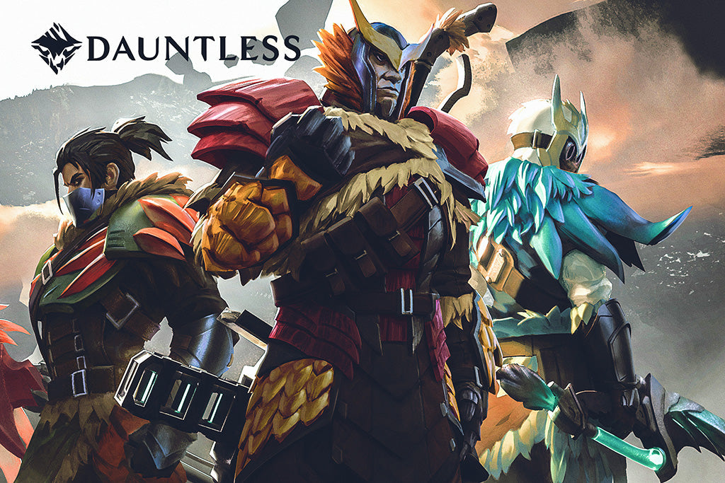 Dauntless Video Game Canvas Poster
