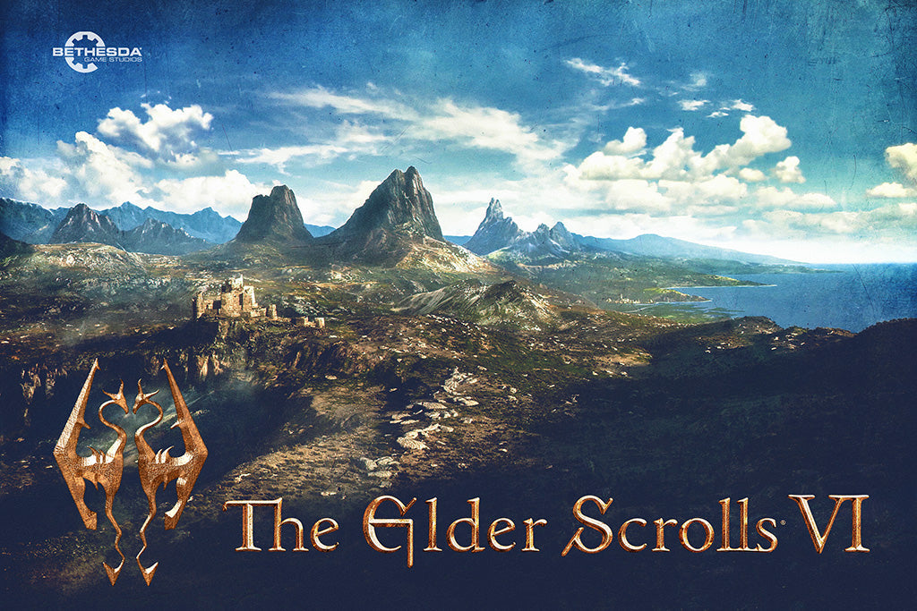The Elder Scrolls 6 Game Canvas Poster