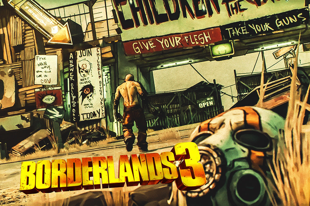 Borderlands 3 Games Canvas Poster