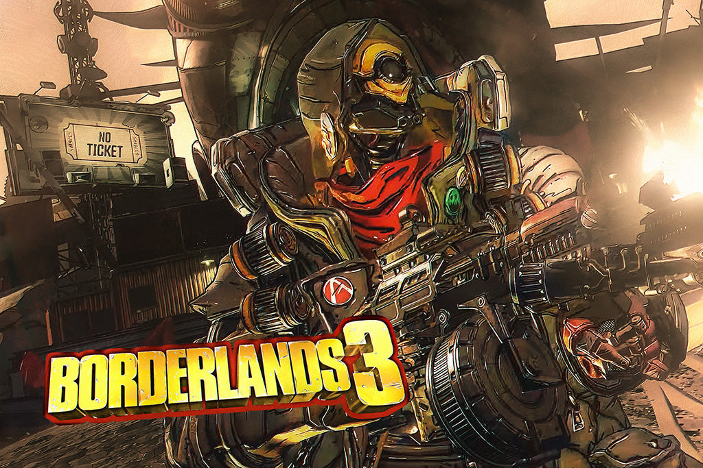 Borderlands 3 Game Canvas Poster